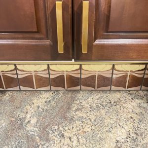 CC-01-12 - Club Car custom cabinetry, art-deco tile with granite counter tops