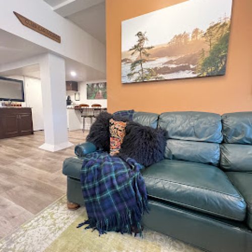 CC-01-03 - Club Car open-concept living and kitchen area highlighting the scale and flow of the apartment